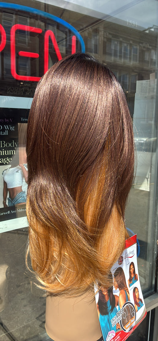 Straight ombré